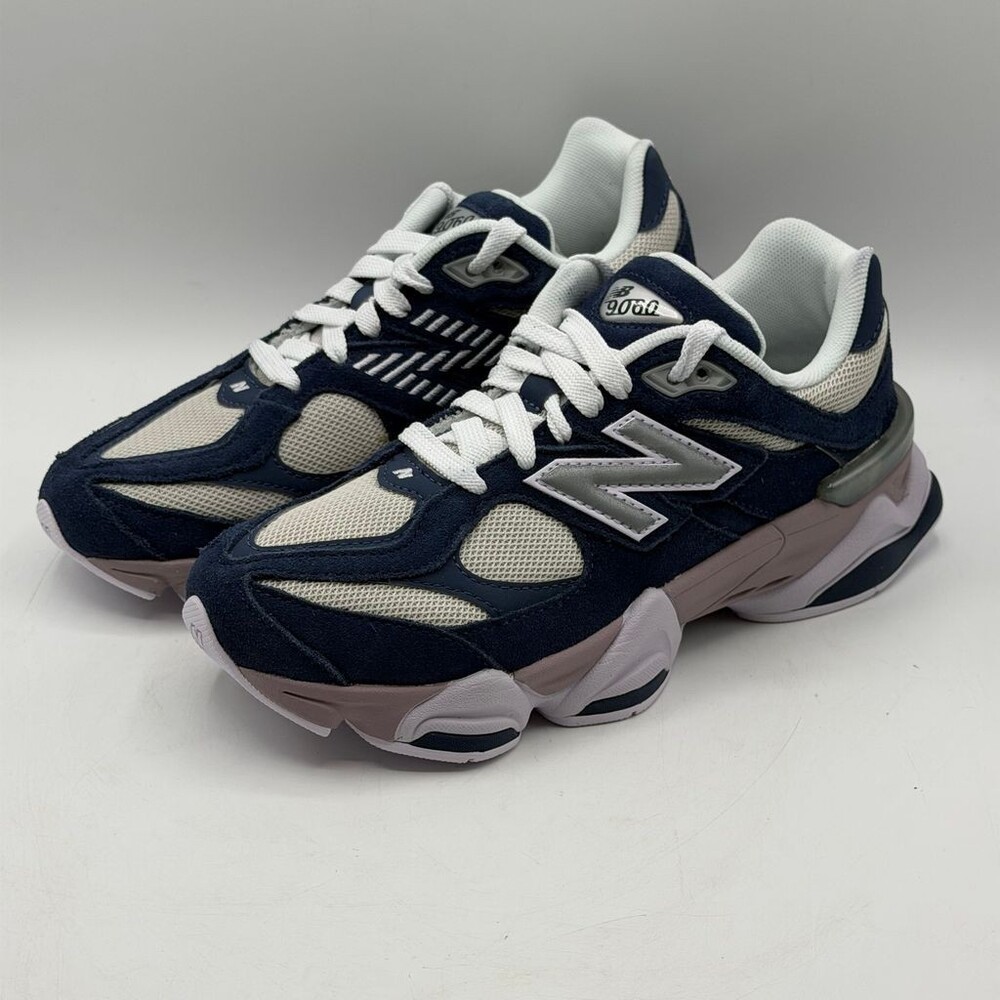 New Balance 9060 Navy Ice Wine GC9060FP Kids Size 4.5 US Navy Purple READ